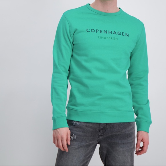 Other - Men's Lindbergh Green Crewneck Sweater